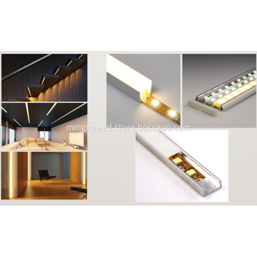 led linear light with circular corner led ceiling hanging linear light